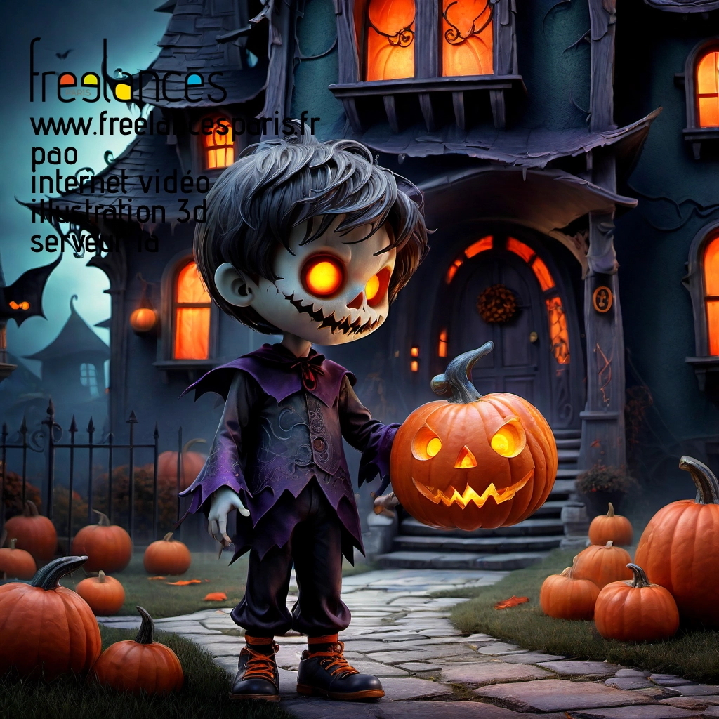 Pao mise en page internet vidéo illustration 3d serveur IA générative AI freelance paris studio de création magazines rixw5230